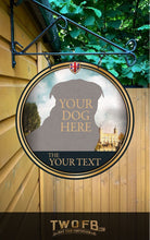 Load image into Gallery viewer, Your Dog on the Old Bull Bar Sign Custom Signs from Twofb.com Pub Signs