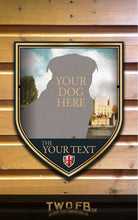 Load image into Gallery viewer, Your Dog on the Old Bull Bar Sign Custom Signs from Twofb.com Sign Bar