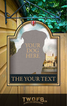 Load image into Gallery viewer, Your Dog on the Old Bull Bar Sign Custom Signs from Twofb.com Bar Sign