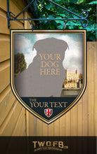 Load image into Gallery viewer, Your Dog on the Old Bull Bar Sign Custom Signs from Twofb.com Home bar signs