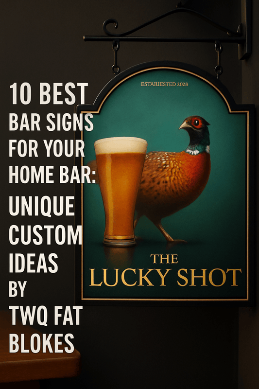 10 Best Bar Signs for Your Home Bar: Unique Custom Ideas by Two Fat Blokes