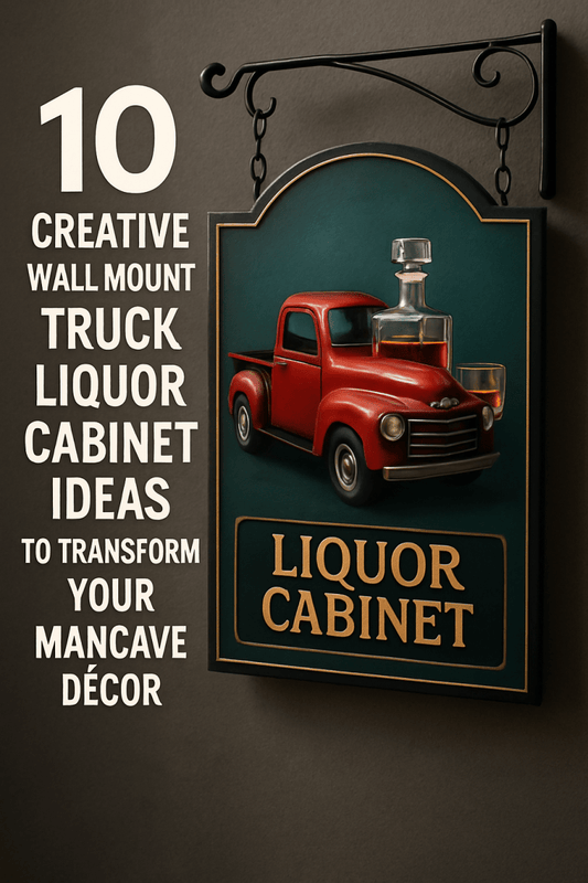 10 Creative Wall Mount Truck Liquor Cabinet Ideas to Transform Your Mancave Décor