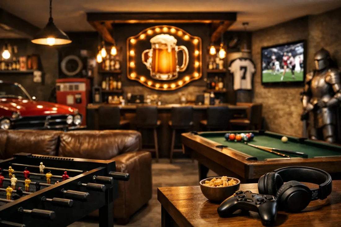 10 Top Man Cave Decor Themes That Work - Two Fat Blokes Ltd