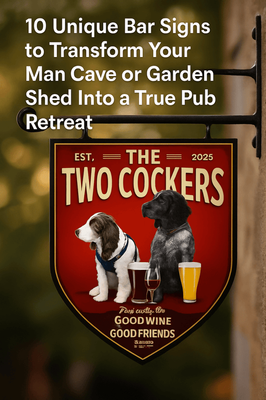 10 Unique Bar Signs to Transform Your Man Cave or Garden Shed Into a True Pub Retreat