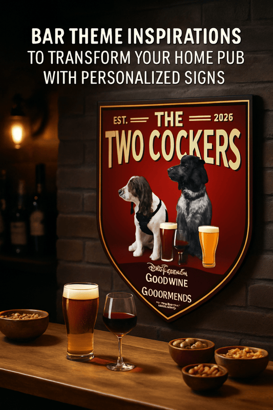 15 Bar Theme Inspirations to Transform Your Home Pub With Personalized Signs
