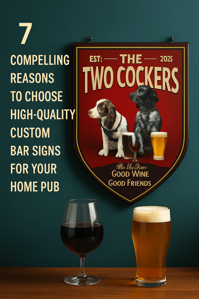 7 Compelling Reasons to Choose High-Quality Custom Bar Signs for Your Home Pub