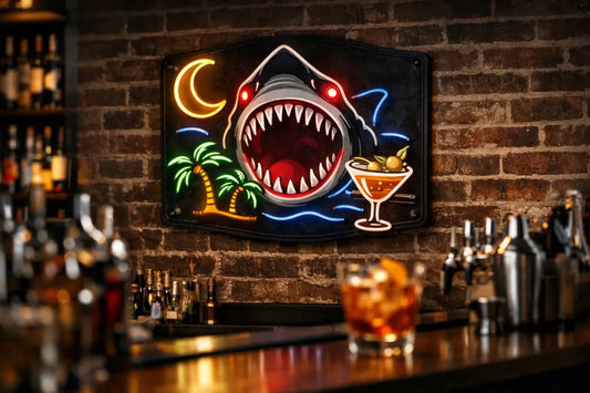 AI Custom Sign Design for a Bar With Bite - Two Fat Blokes Ltd
