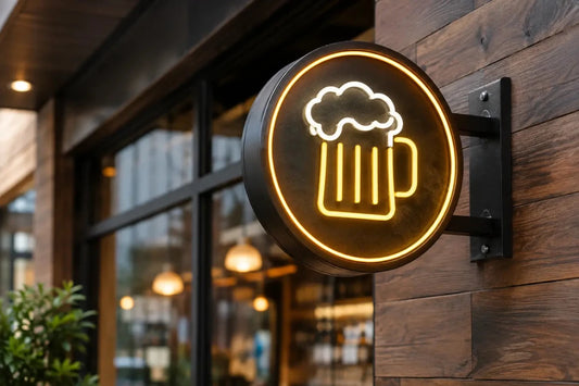 Can Bar Signs Fade? Causes and Prevention - Two Fat Blokes Ltd