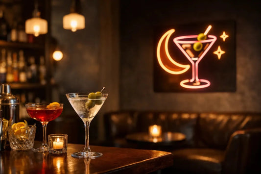 Cocktail Lounge Wall Signs That Set the Mood - Two Fat Blokes Ltd