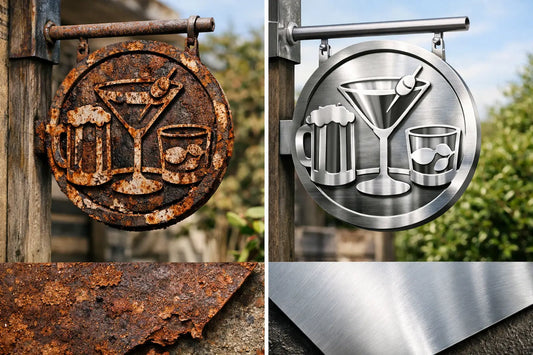 Do Metal Signs Rust? Materials That Last Outside