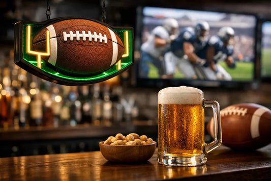 Football Bar Signs That Look the Part - Two Fat Blokes Ltd