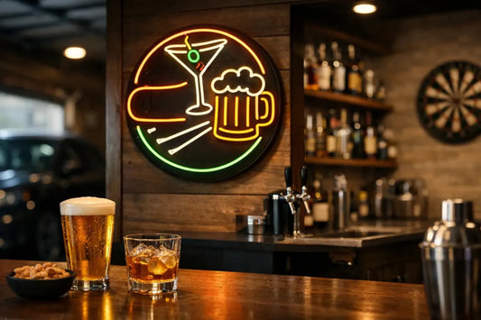 Garage Bar Signs That Actually Look the Part - Two Fat Blokes Ltd