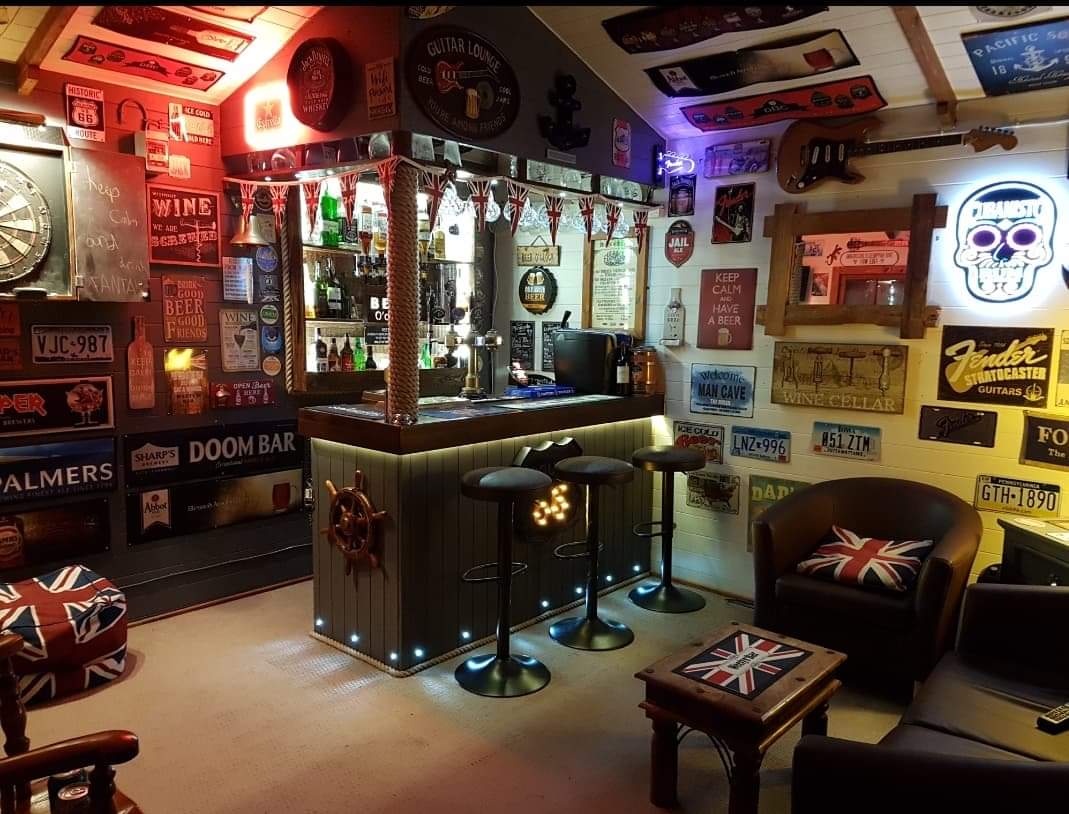 Awesome man cave bar interior ideas on budget. - BSD Interior