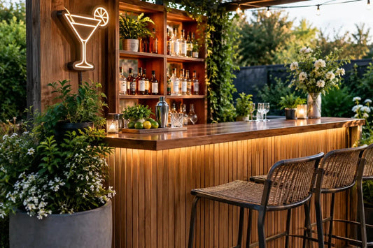 Garden Cocktail Bar Makeover Ideas That Pour On Style - Two Fat Blokes Ltd