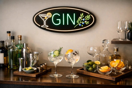 Gin Bar Decor Guide for a Brilliant Home Setup - Two Fat Blokes Ltd