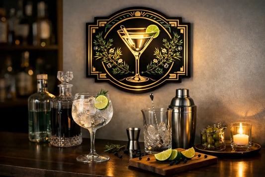 Gin Bar Signs for Home That Look the Part - Two Fat Blokes Ltd