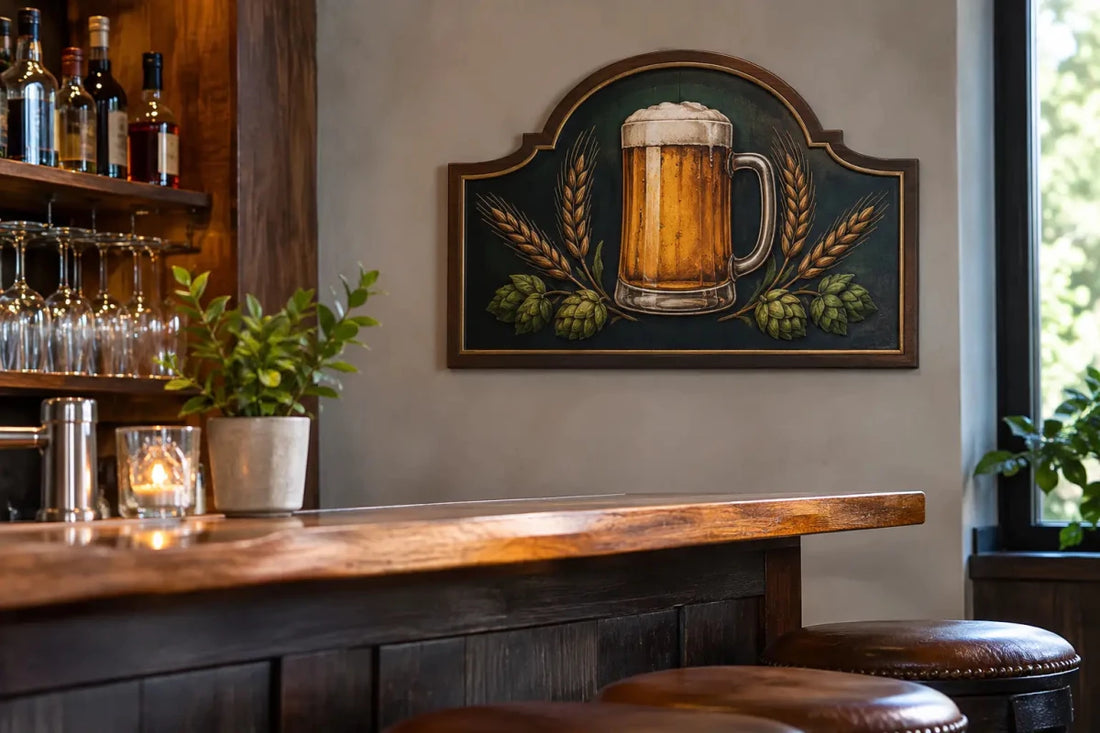 Guide to Country Pub Plaques for Home Bars - Two Fat Blokes Ltd
