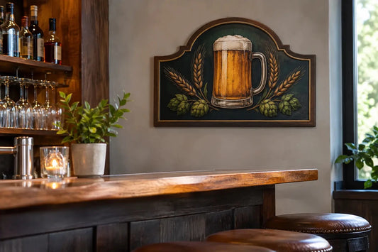 Guide to Country Pub Plaques for Home Bars - Two Fat Blokes Ltd