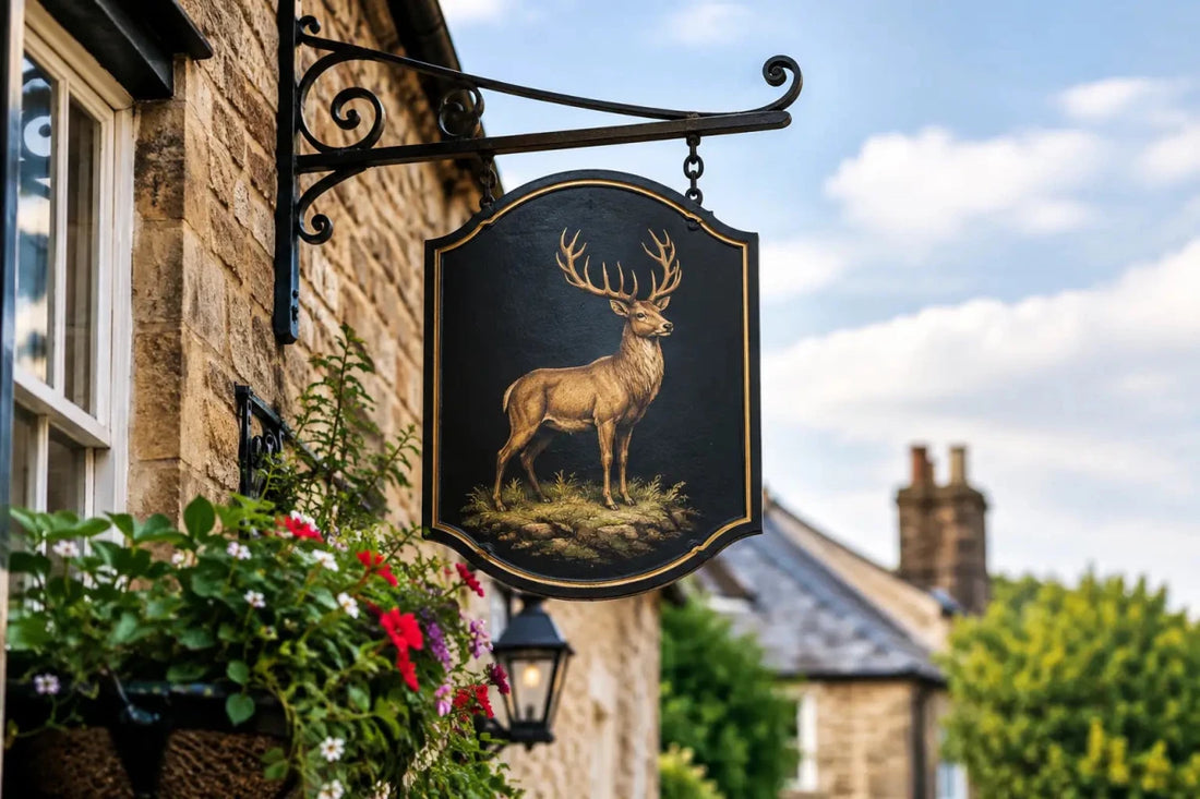 Heritage Pub Sign Styles That Feel Properly Local - Two Fat Blokes Ltd
