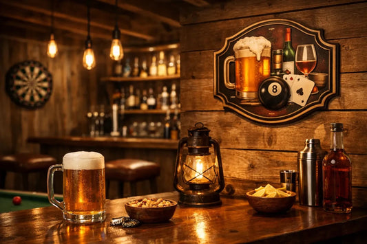 How to Create Shed Pub Decor That Works - Two Fat Blokes Ltd