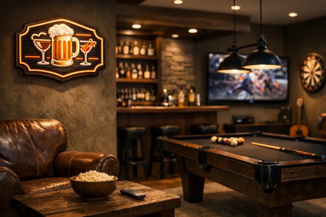 How to Decorate a Man Cave Properly - Two Fat Blokes Ltd