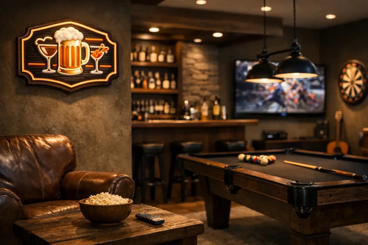 How to Decorate a Man Cave Properly - Two Fat Blokes Ltd