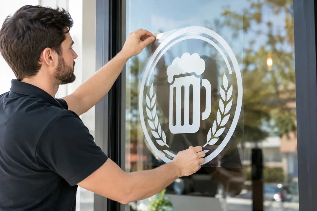 How to Install Bar Window Vinyl Like a Pro - Two Fat Blokes Ltd