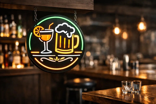 How to Personalise Bar Signs Properly - Two Fat Blokes Ltd