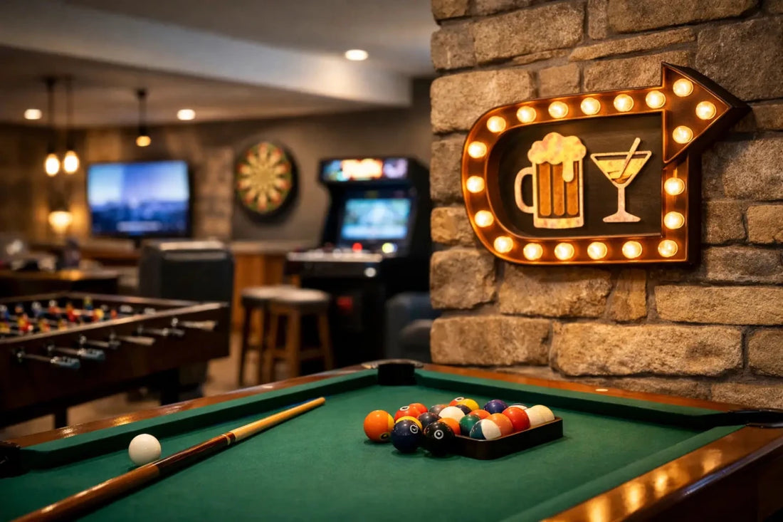 How to Theme a Games Room That Gets Played In - Two Fat Blokes Ltd