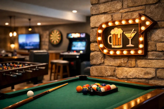 How to Theme a Games Room That Gets Played In - Two Fat Blokes Ltd