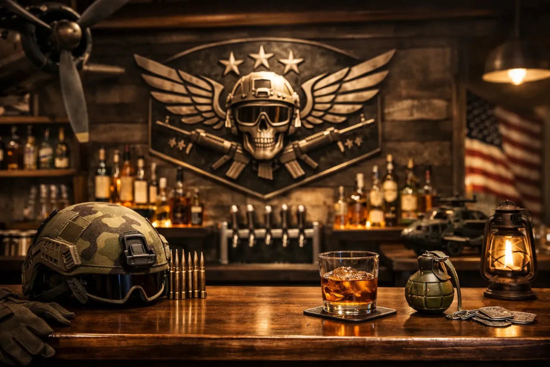 Military Themed Bar Decor That Holds Its Ground - Two Fat Blokes Ltd