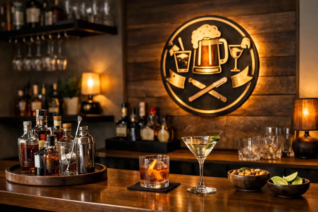 Personalised Home Bar Decor Guide - Two Fat Blokes Ltd