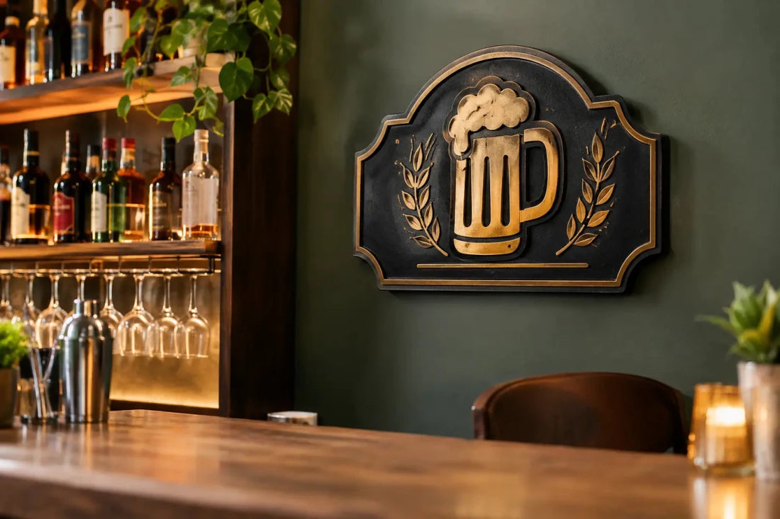Pub Signage That Gives Your Home Bar Its Name - Two Fat Blokes Ltd