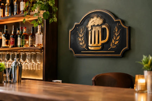 Pub Signage That Gives Your Home Bar Its Name - Two Fat Blokes Ltd