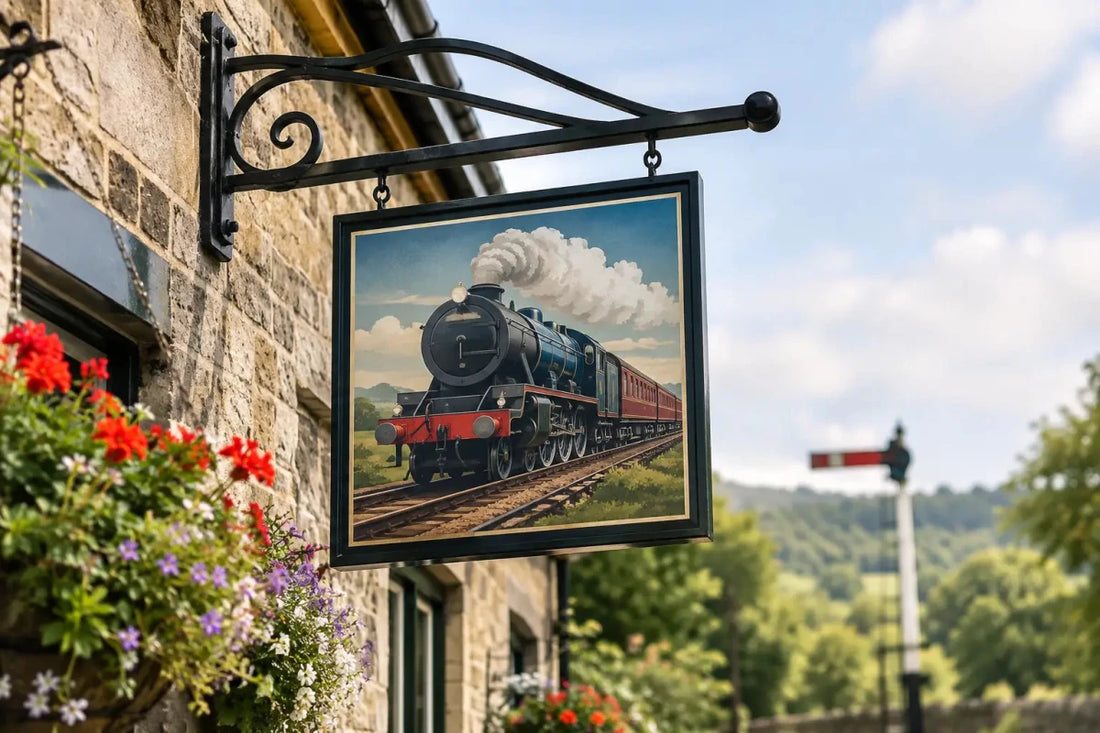 Railway Pub Signs That Put Your Bar on Track - Two Fat Blokes Ltd