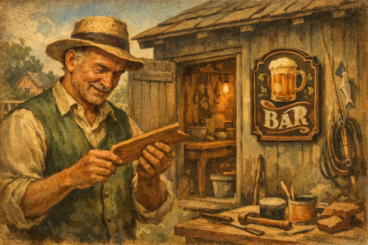 Shed Signs Personalised for Proper Character - Two Fat Blokes Ltd