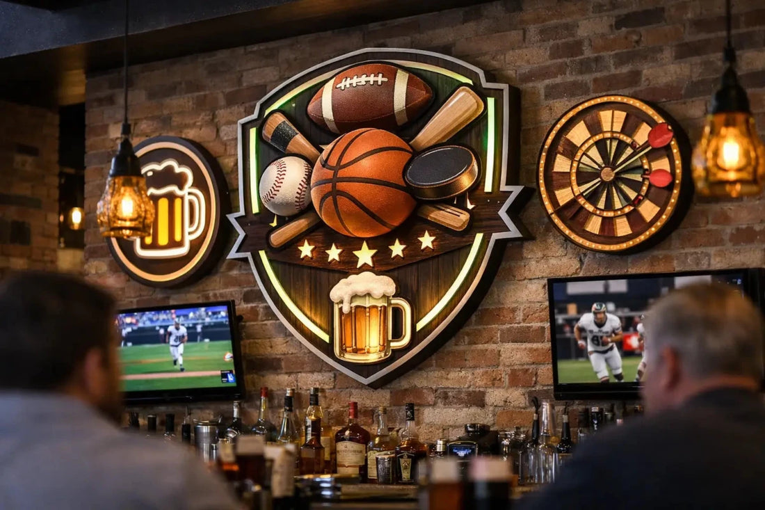 Sports Bar Wall Signs That Make the Room - Two Fat Blokes Ltd