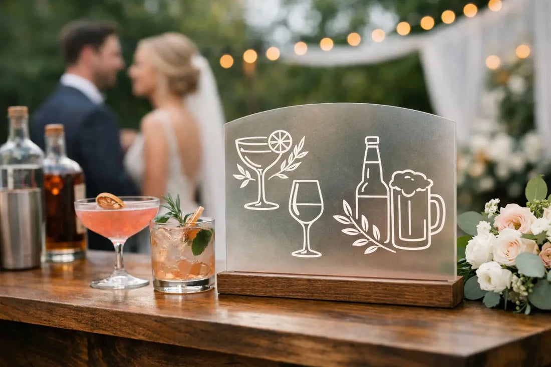 Wedding Signage That Guests Actually Notice - Two Fat Blokes Ltd