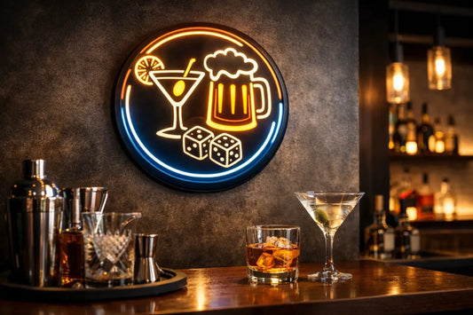 What Sign Suits a Home Bar Best? - Two Fat Blokes Ltd