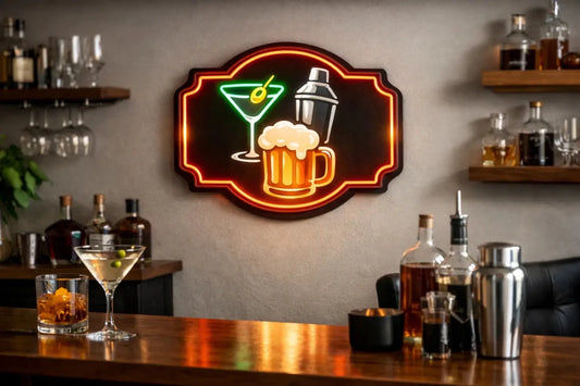 What Size Bar Sign Works Best for Your Home? - Two Fat Blokes Ltd