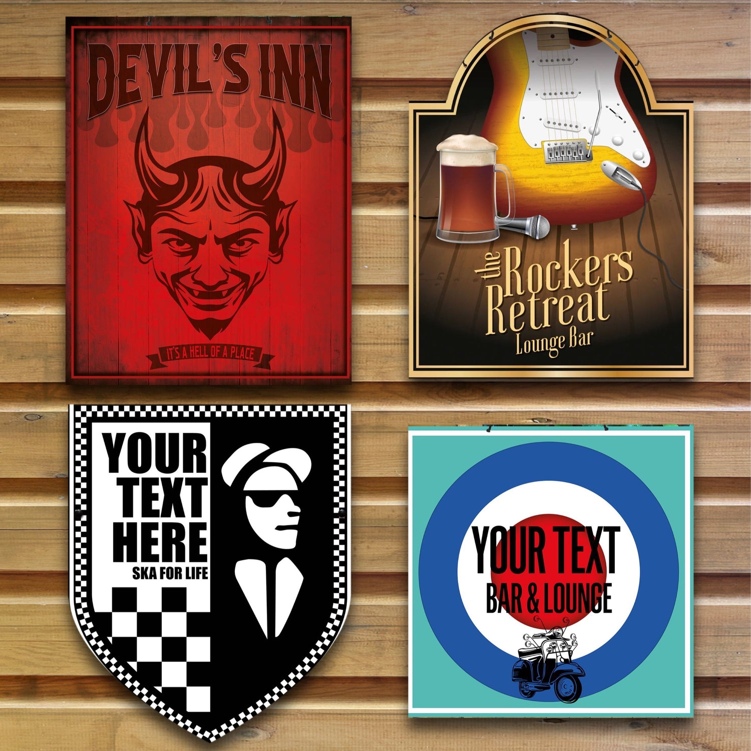 Culture Home Bar Signs | Iconic Pub Signs | Personalised Bar Signs