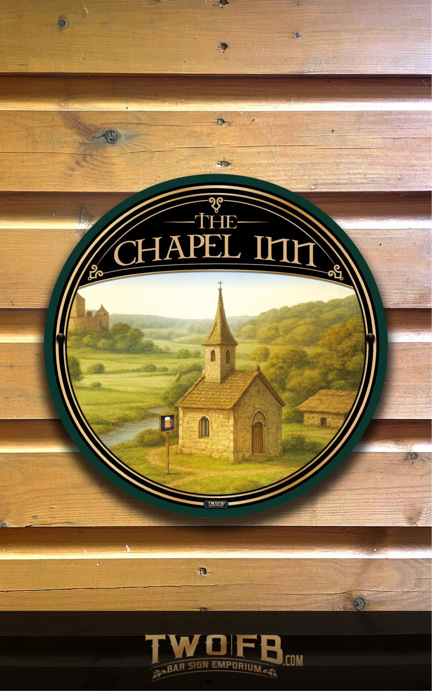 The Chapel Inn | Personalised Pub Sign | Country Style Pub Signs