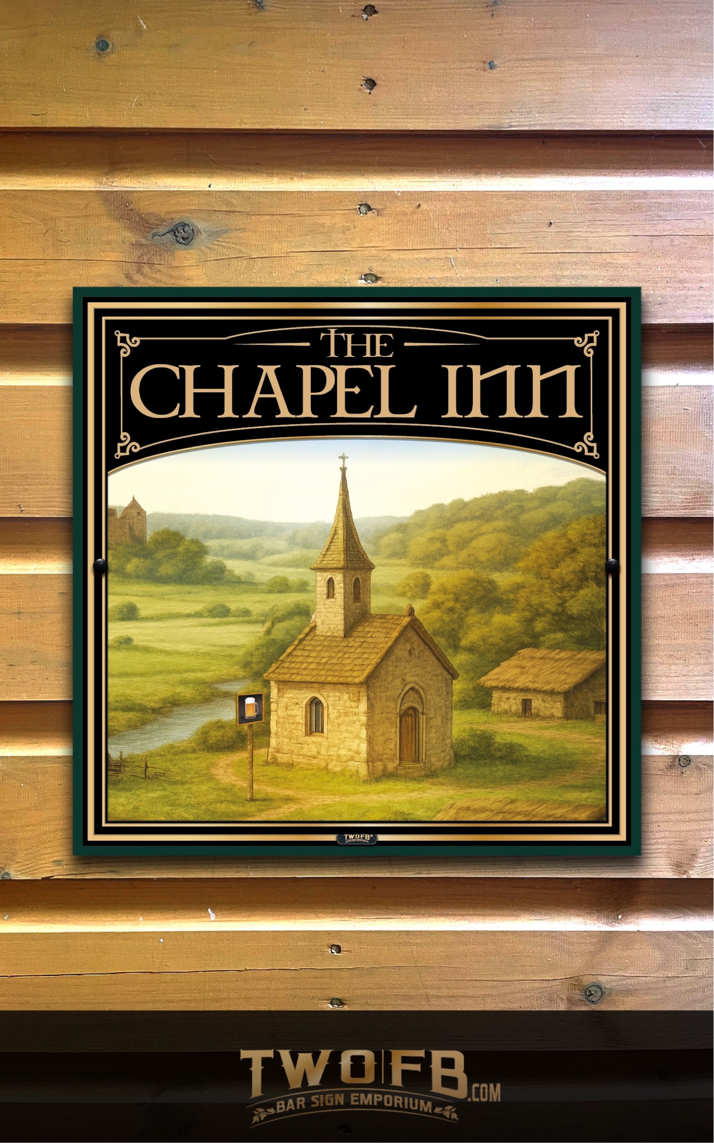 The Chapel Inn | Personalised Pub Sign | Country Style Pub Signs