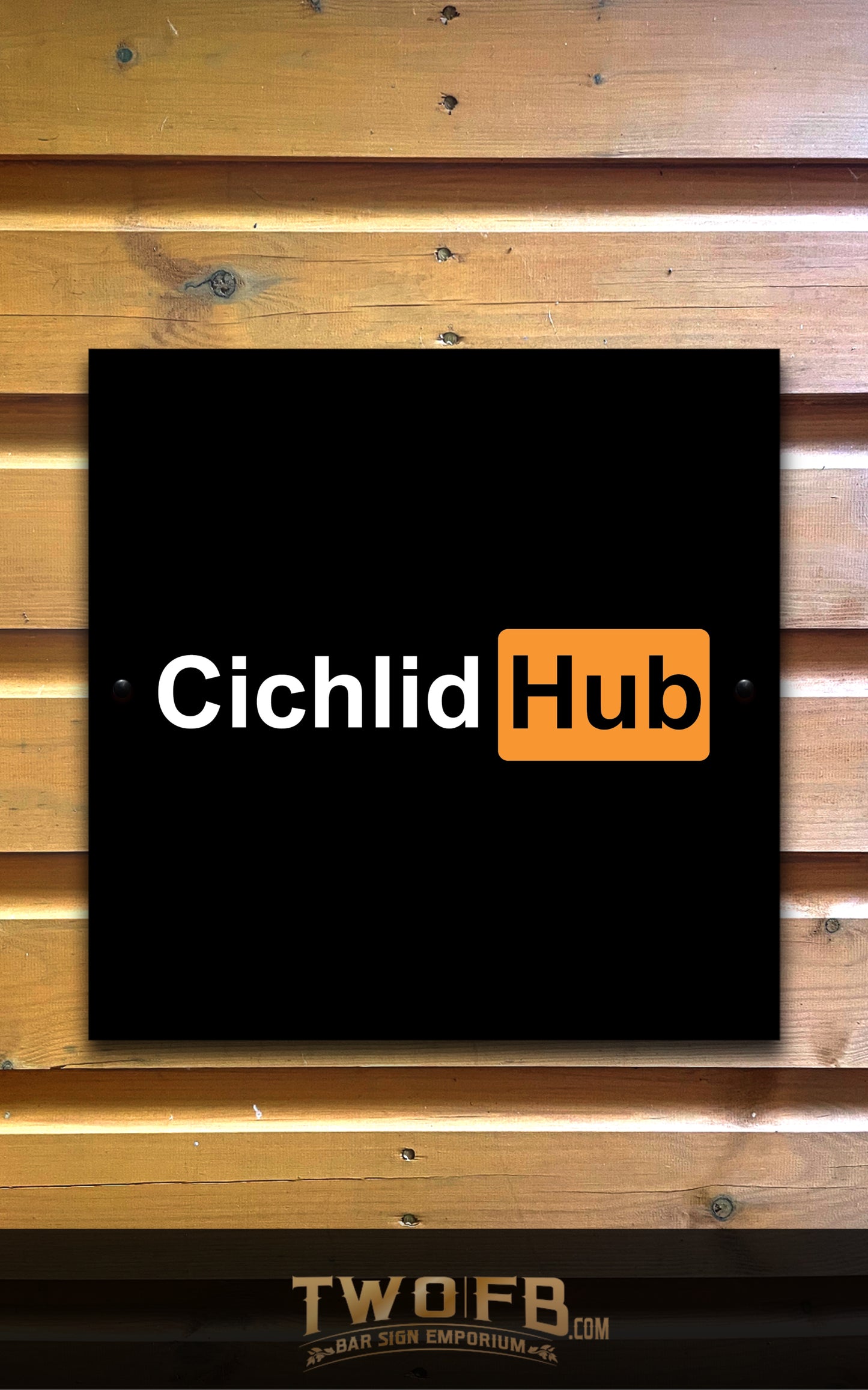Official CICHLID HUB members plaque.