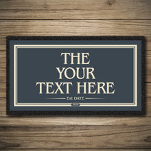 Load image into Gallery viewer, Personalised Bar Mats | Drip Mats | Bar Runners | Dog House Modern
