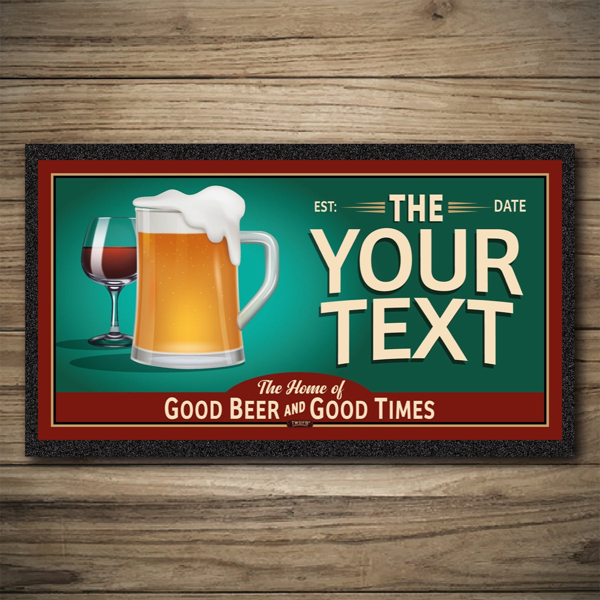 Personalised Bar Mats | Drip Mats | Custom Bar Runners | Firkin Pub