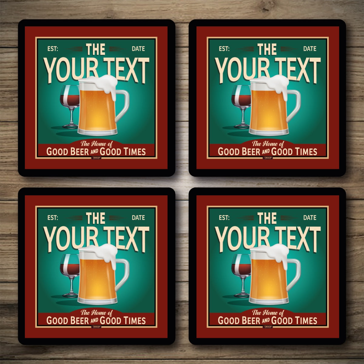 Personalised Bar Mats | Drip Mats | Custom Bar Runners | Firkin Pub