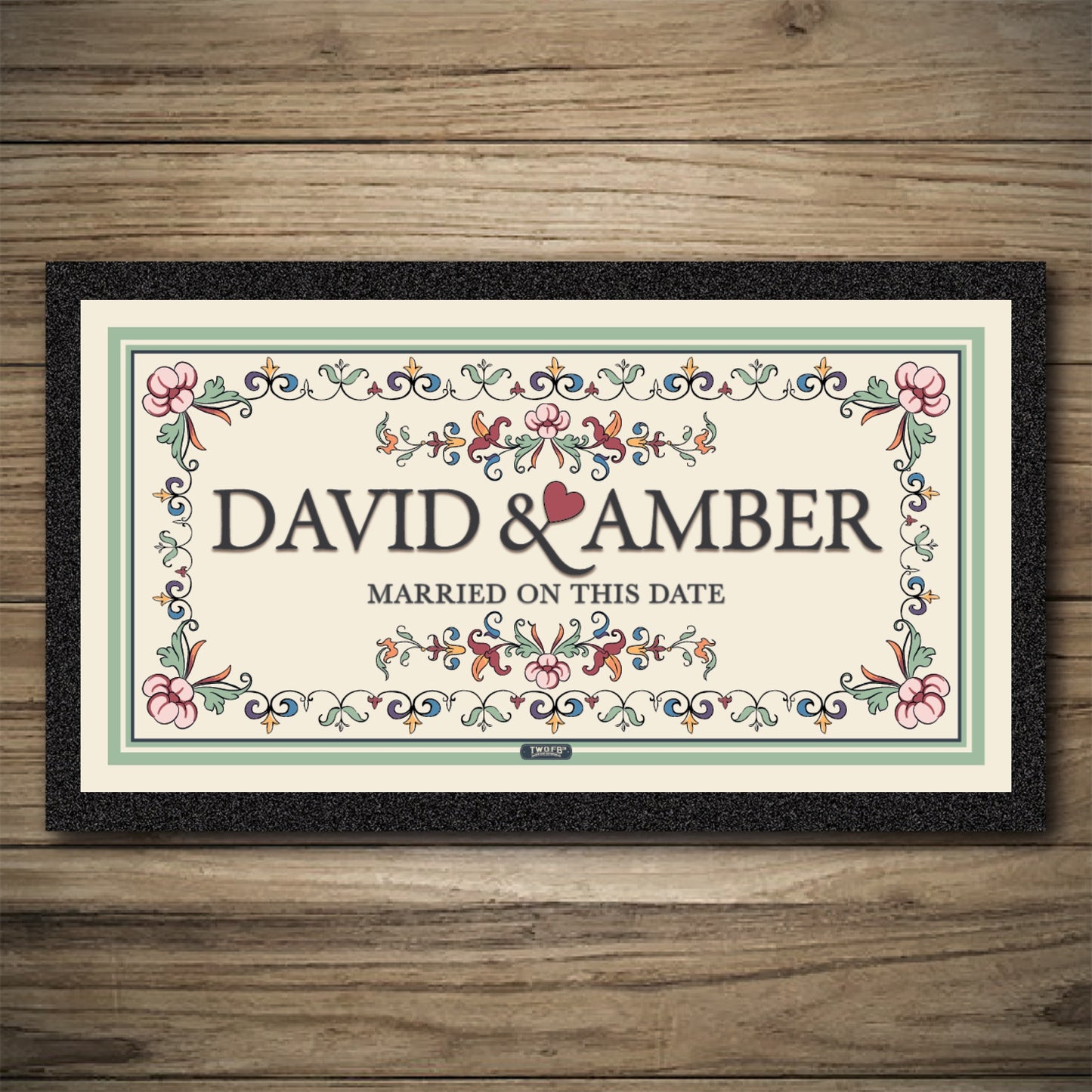 Floral Wedding signs | Personalised Sign | Runner/Coasters