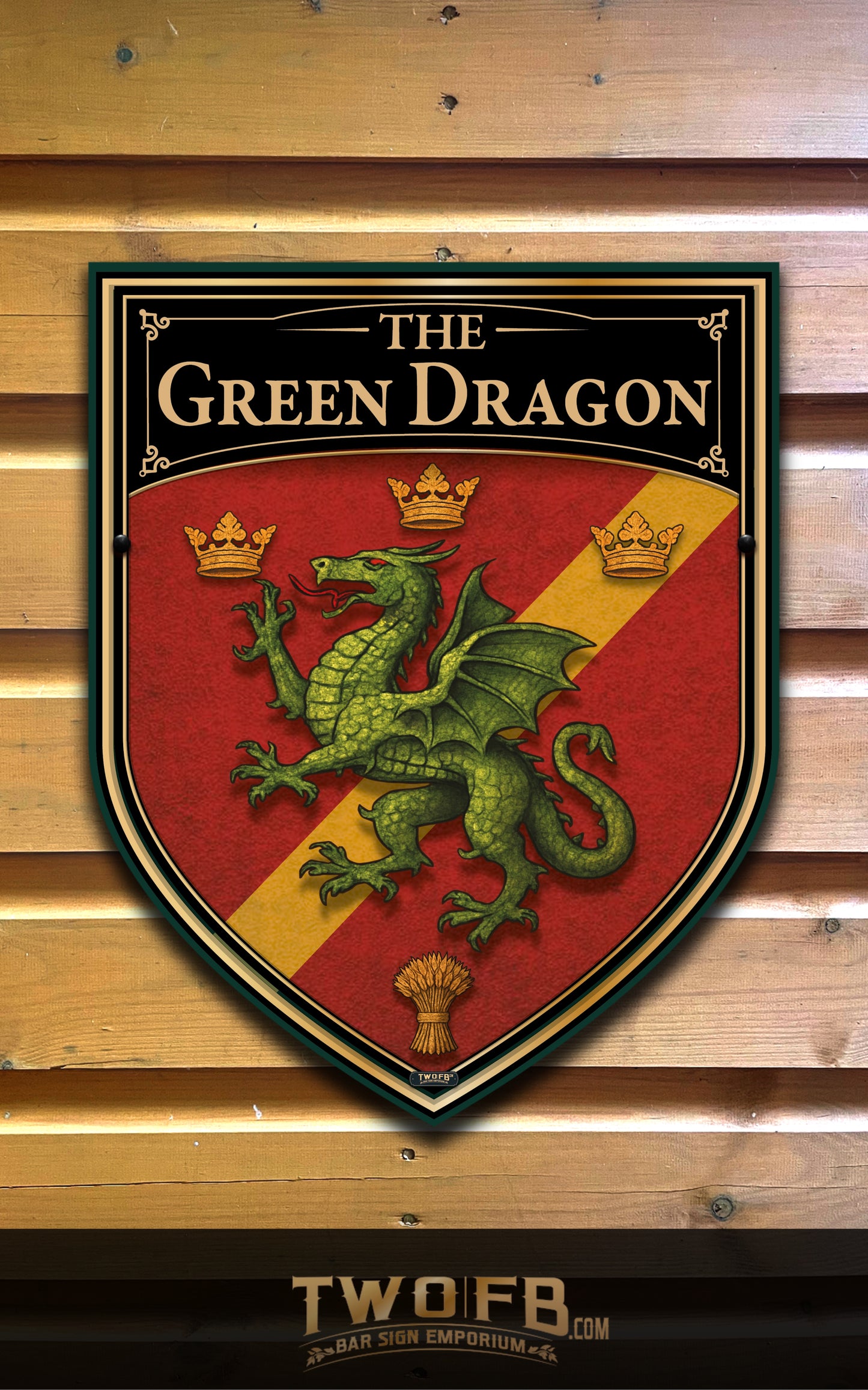 The Green Dragon, Custom bar sign, hanging pub sign, Bar sign, pub sign, Personalised bar sign, Funny bar sign, home bar signs uk, bar signs uk, bar signs.co.uk, custom pub sign uk, pub sign design, outdoor bar signs
 
