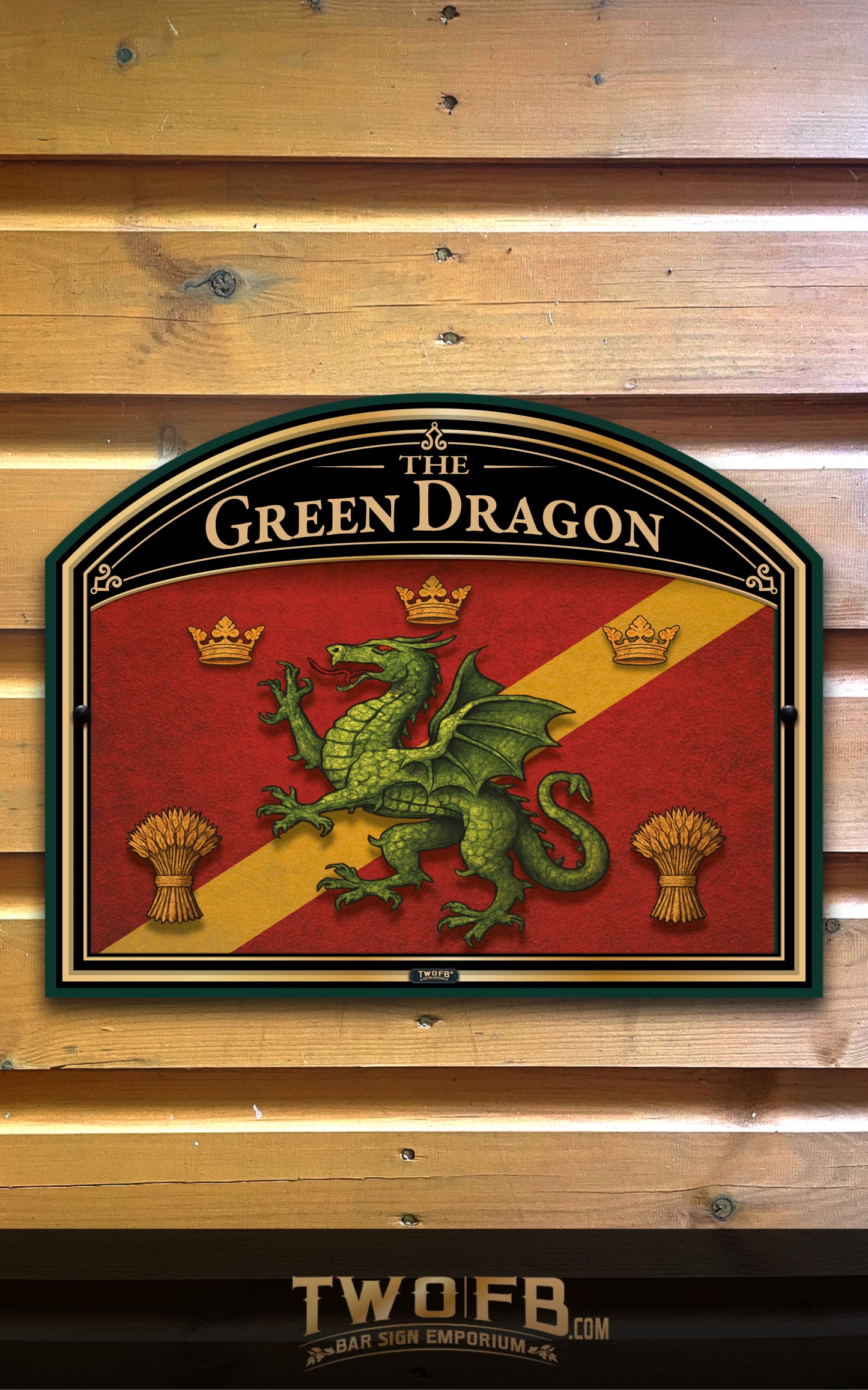 The Green Dragon, Custom bar sign, hanging pub sign, Bar sign, pub sign, Personalised bar sign, Funny bar sign, home bar signs uk, bar signs uk, bar signs.co.uk, custom pub sign uk, pub sign design, outdoor bar signs
 